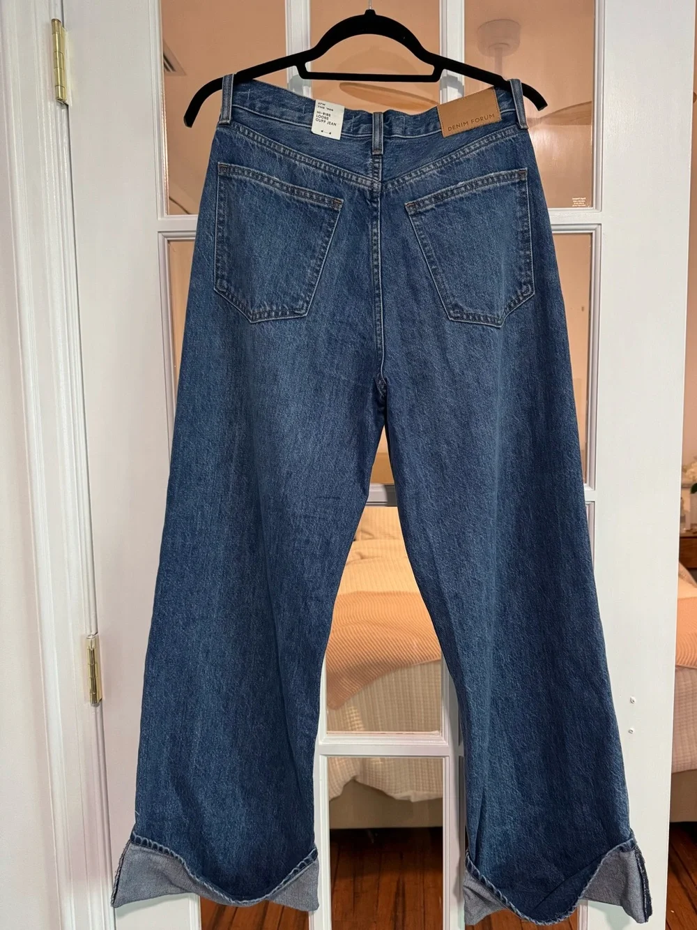Aritzia Denim Forum The ’90s Hi-Rise Loose Cuff Jeans 27 NWT